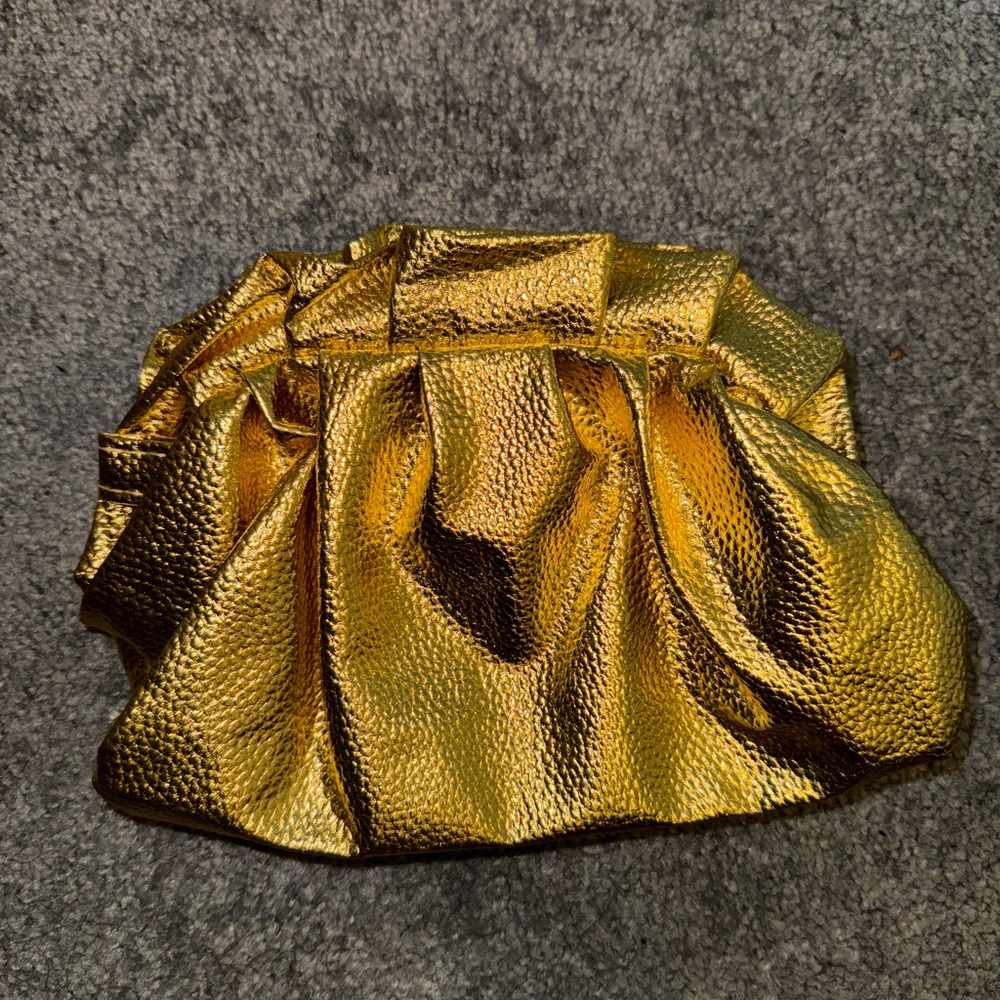Gold Clutch Purse